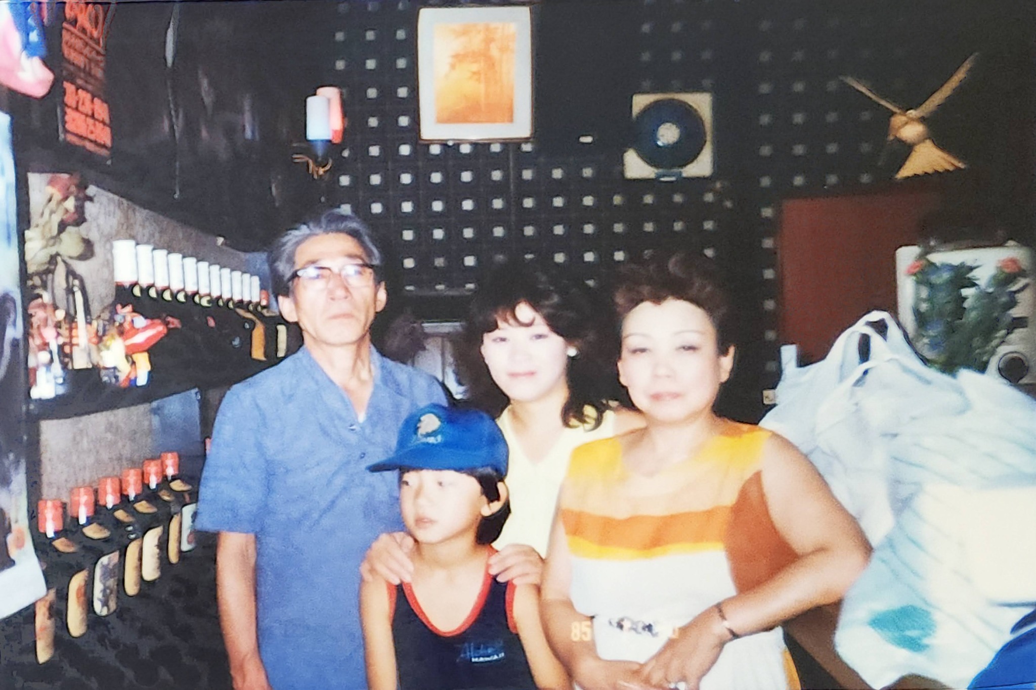 歌楽里の昔の店内写真