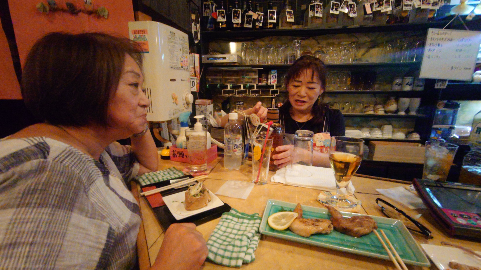 歌楽里のカウンターで過ごすひととき